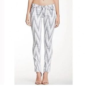 AG Adriano Goldschmied The Stilt Chevron Denim Skinny Jeans - Women’s 26R